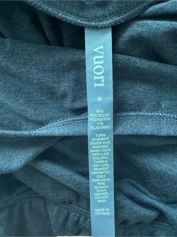 Vuori Black Cross back Romper in Size M - Image 3