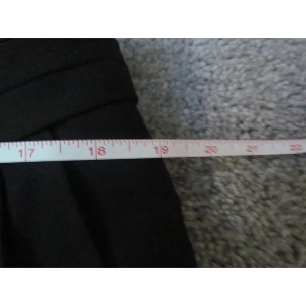 Vintage Maggie Barnes Dress Pants 20W Black Pleated Wide Leg‎ Trousers - Image 5