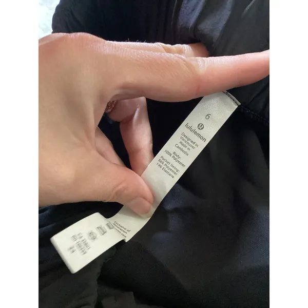 Lululemon On the Fly 7/8 Pant Black W5AUJS Size 6 Drawstring Jogger Trouser - Image 7