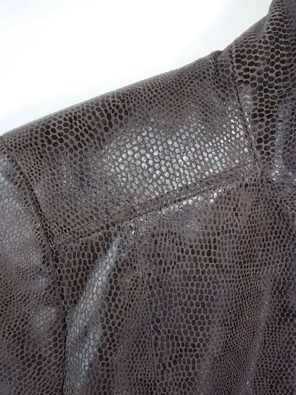 Alfani S Petite Leather Zip Jacket - Image 7