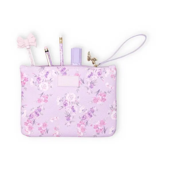 LoveShackFancy x Yoobi Happy Thoughts Floral Accessory Pouch Wristlet NWT - Image 2