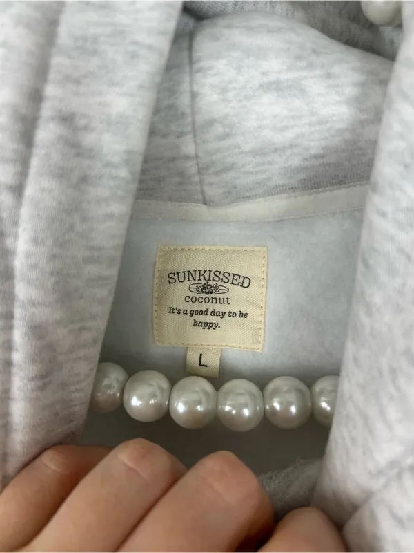 SunKissed Coconut Friday Night Lights Football Game Day Hoodie Size L - Image 7
