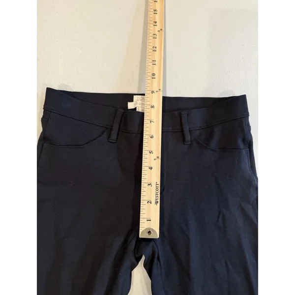 J Crew Gigi Pant Womens 27** Black Stretch Work Minimal Travel Office Vacation - Image 7