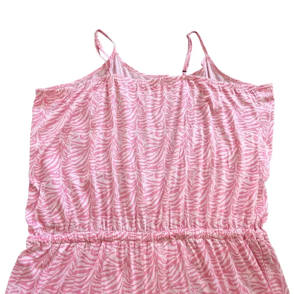 Pretty Secrets Romper 28/30 Pink Animal Print Adjustable Sleepwear New - Image 5