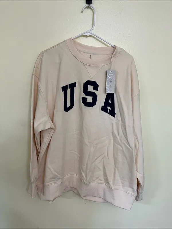 NEW Altar’d State USA Sweatshirt Size Medium NWT - Image 2