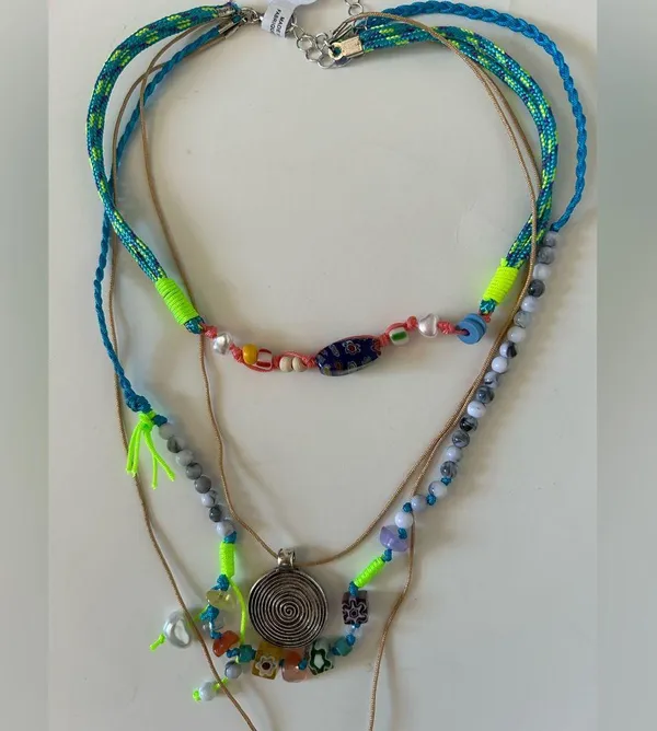 Free People x Ariana Ost, My Magic Layered necklace nwt - Image 4