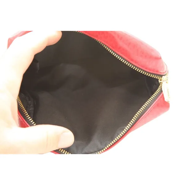 Yves Saint Laurent Red Cosmetic Bag Small - Image 6