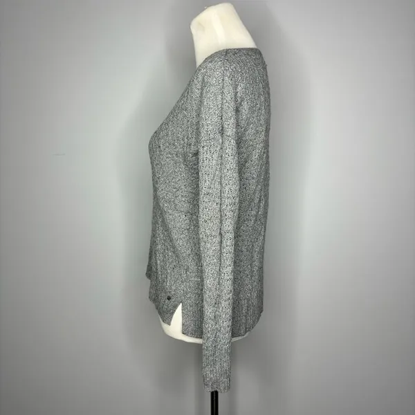 American Eagle Outfitters- Grey V-Neck Sweater - Image 4