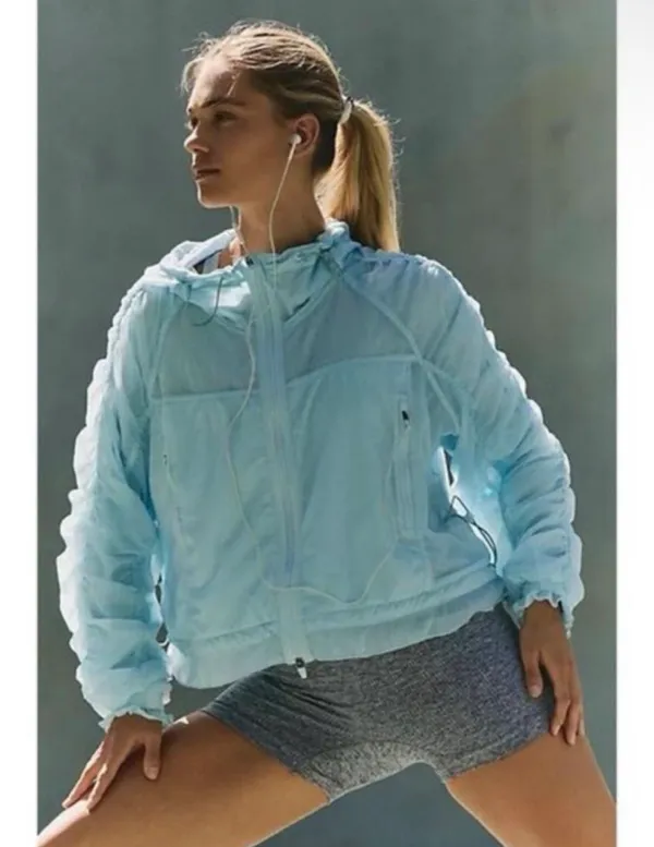 Free People Sheer Bliss Windbreaker Jacket - Image 6