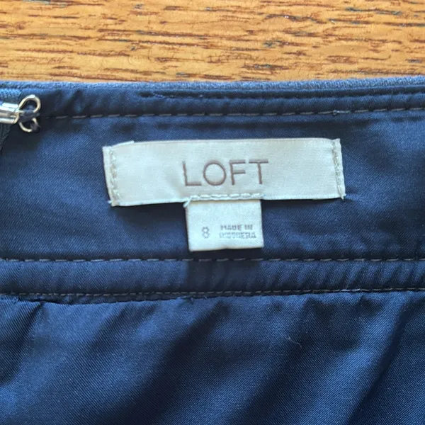 Loft blue skirt - Image 2