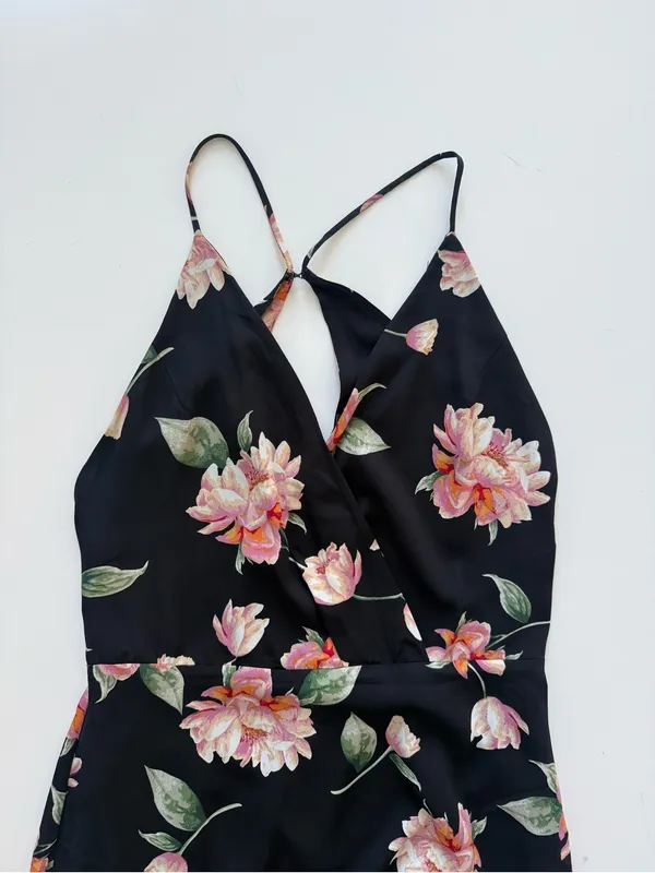 LUSH Floral Maxi Dress Size XL - Image 6
