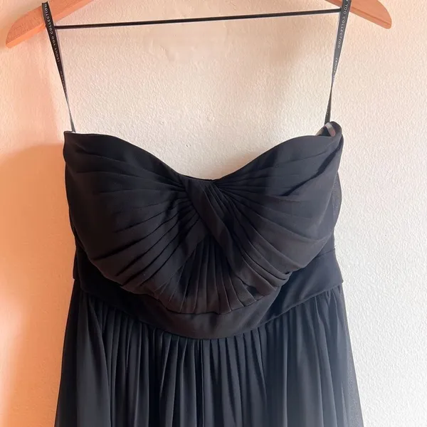 Jenny Yoo Aidan Convertible Strapless Chiffon Gown Size 4 - Image 5