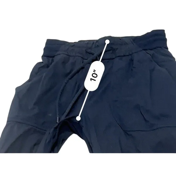Lululemon Beyond The Studio Crop Pants Women's Size 4 Navy Blue Athletic - Image 7