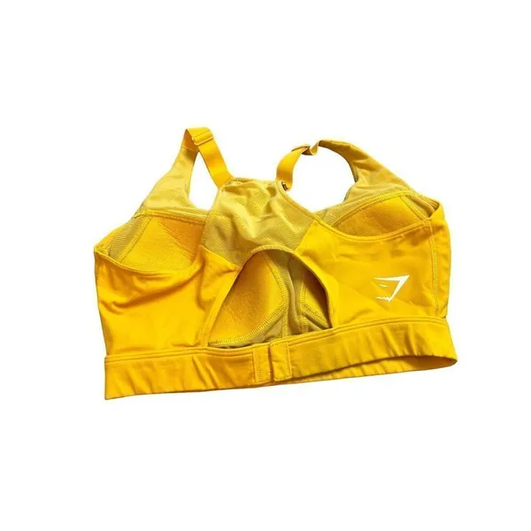 Gymshark Yellow Medium Impact Sports Bra Size s (no tag) - Image 4