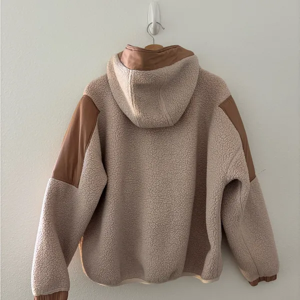 Free People FP Movement Lead The Pack pullover fleece in ivory - Image 3