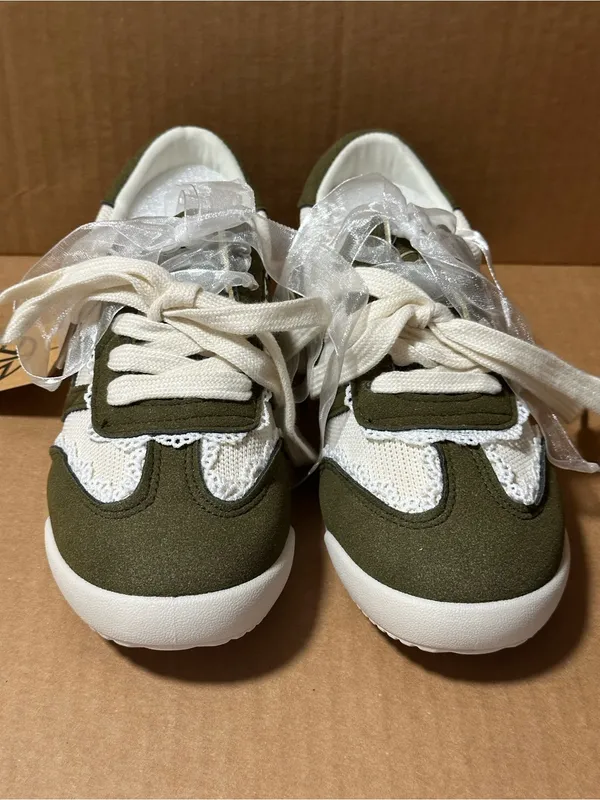 Empty Entire Olive Green Sneakers — Size 7 — New with Tags - Image 2