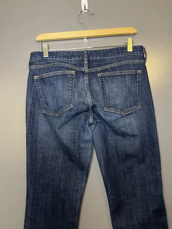 J Crew Matchstick Jeans Womens 29S Dark Wash Mid Rise Straight Stretch Denim - Image 5