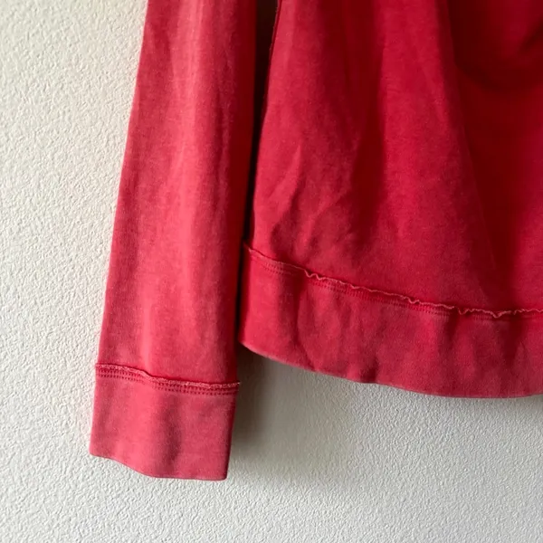 Free People Red Racer Not the Same Tee L - Image 10