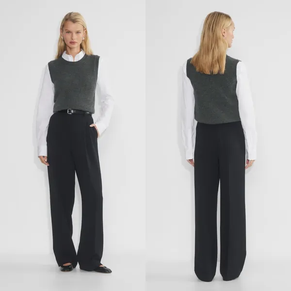 Aritzia Wilfred Effortless Pant Crepette Trouser Womens Size‎ 0 - Image 2