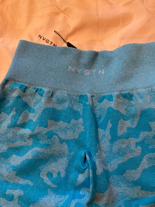 Shorts Caribbean Blue Camo Small - Image 2