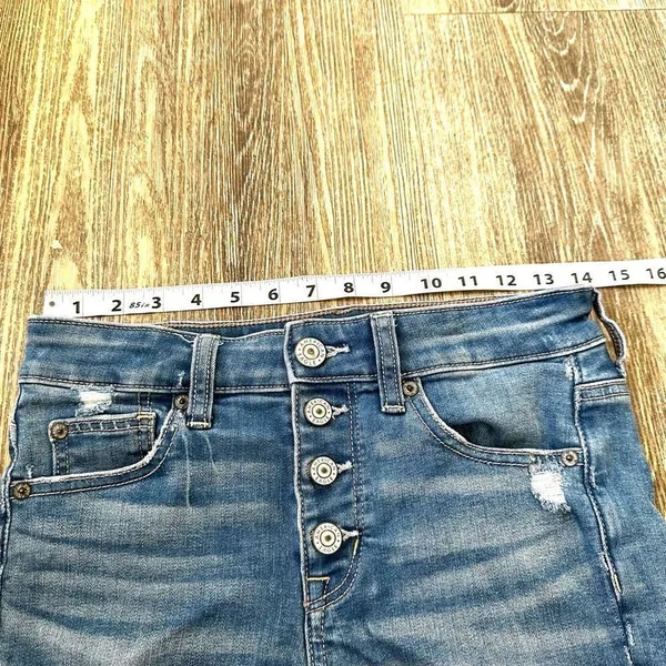 American Eagle hi rise denim next level shorts - Image 7