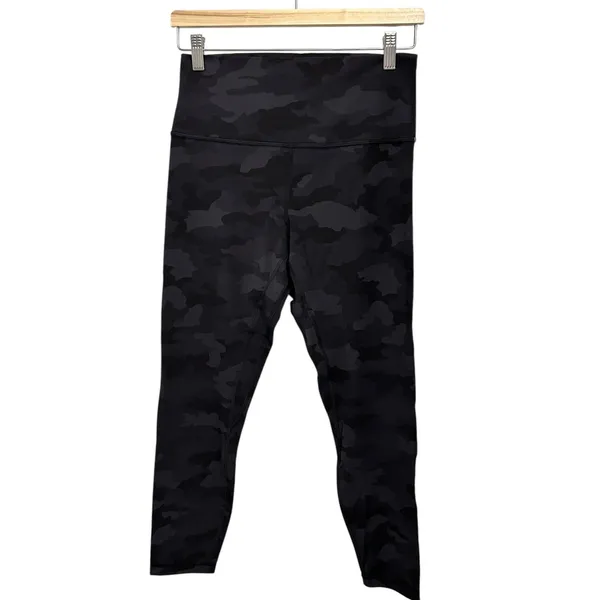 Lululemon Align High-Rise Pant 25" size 10 Heritage 365 Camo Deep Coal Multi - Image 4