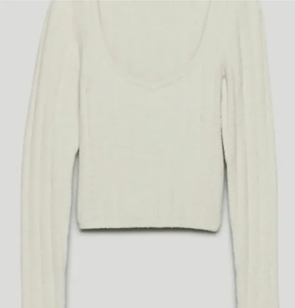 Aritzia hush knit ribbed Wilfred Sweater - Image 4