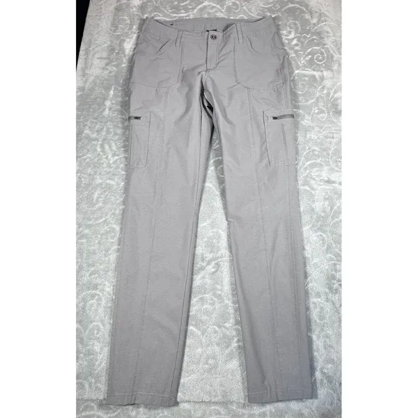 Kuhl Womens Cargo Pants Size 10 Grey Hiking Outdoor Utility USA Camping 32 X 30 - Image 3