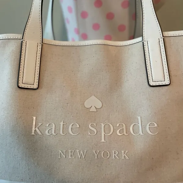 NWOT KATE SPADE Ash Street Logo Triple Compartment Tote - Image 3