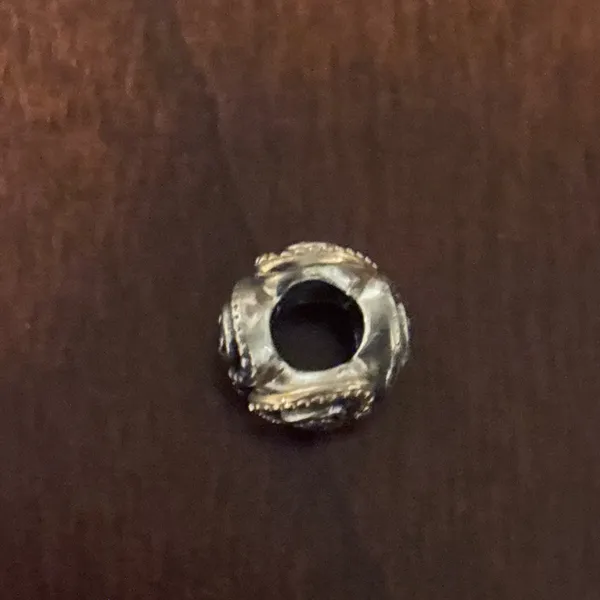 Pandora Sterling Silver with 14K‎ Gold Celebration of Love Heart Spacer - Image 5