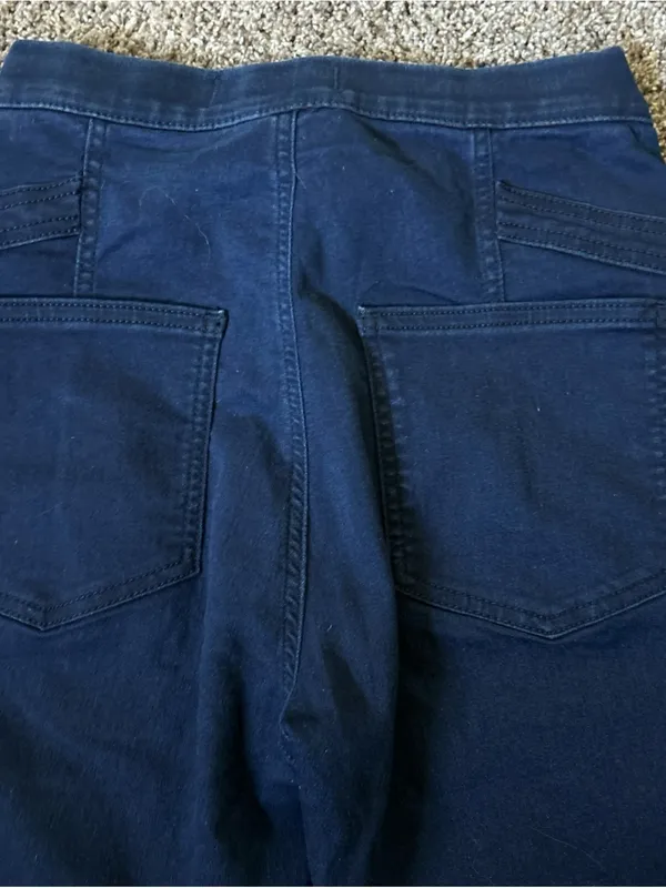We the Free Women's Blue Skinny Jeans Pull On Style Sz 27 - Image 10