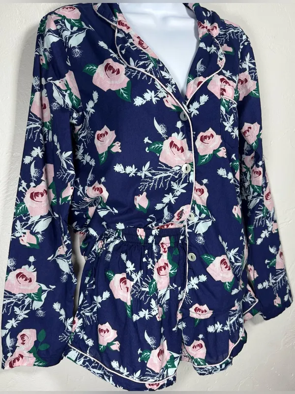 The Paisley Box 100% Cotton PJ Set Size Small - Image 4