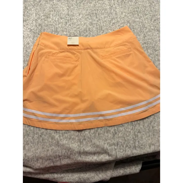 CALIA by Carrie Underwood Womens 12 Skort skirt‎ Peach Side Zip Built-in Shorts - Image 5