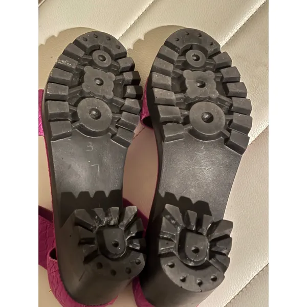 Charleston Purple Monterrey Platform‎ Lug Sandals Chunky Heel - Image 5
