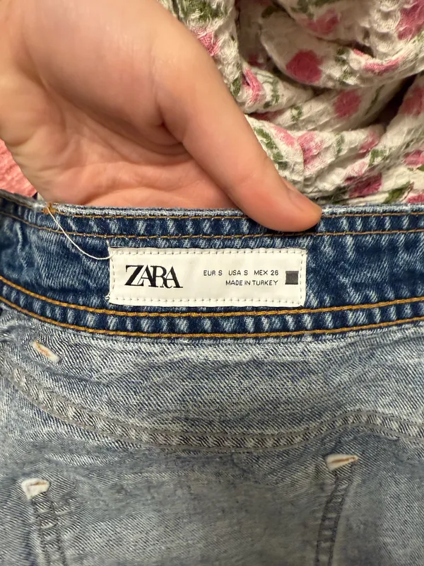 ZARA Jean Skirt Denim - Image 3