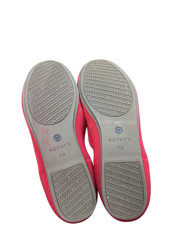 Rothy's The Point womans red knit pointed flats shoes sz 7.5 SKU 10-438 - Image 5