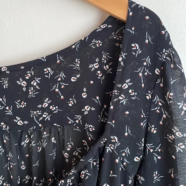 FREE PEOPLE Printed Lolita Top In Black Combo - Image 5