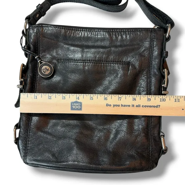 The Sak Iris Leather Hobo Bag‎ Soft Black Leather Charm Happy And Free Crossbody - Image 7