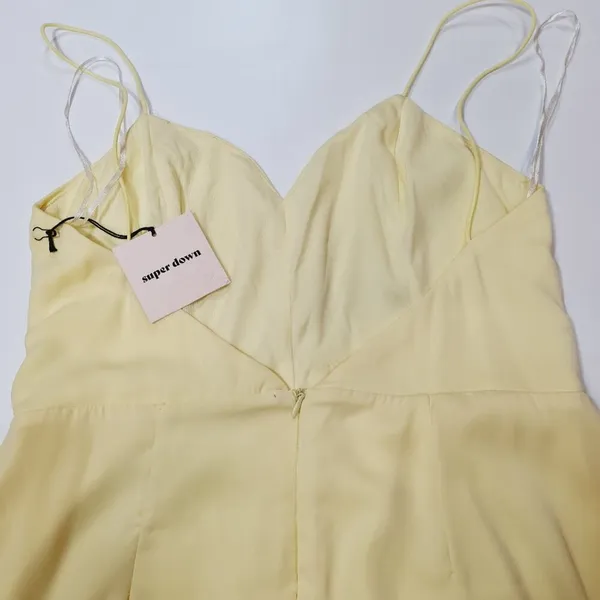 Superdown Diana Mini Dress in Light Yellow LArge - Image 10