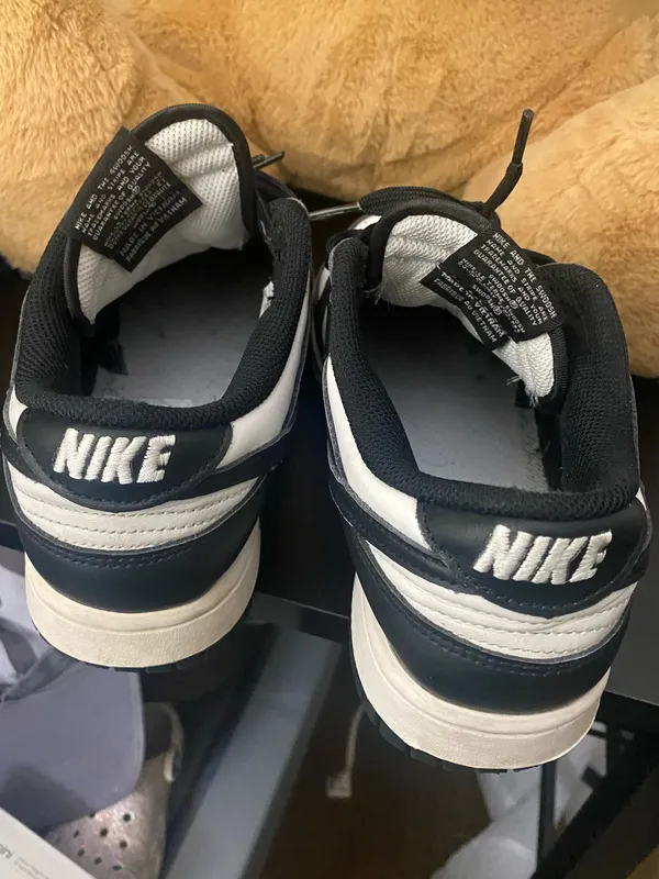 Nike Dunk Low Panda Shoes Size Womens 8.5 - Men’s 7.5 Black White - Image 3