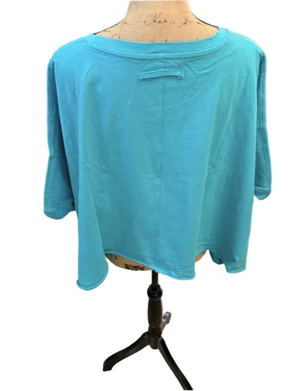 Zenana Premium Cotton Oversized Round Neck Box T-Shirt Size OS NIB - Image 5