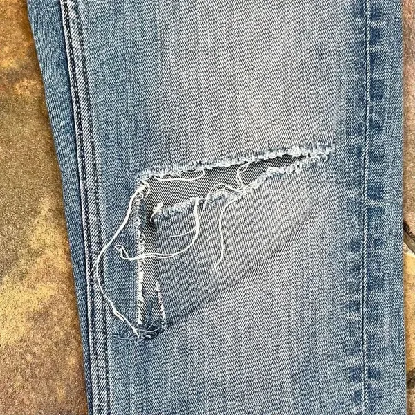 Zara Z1975 Distressed Ripped Skinny Denim Jean 4 - Image 2