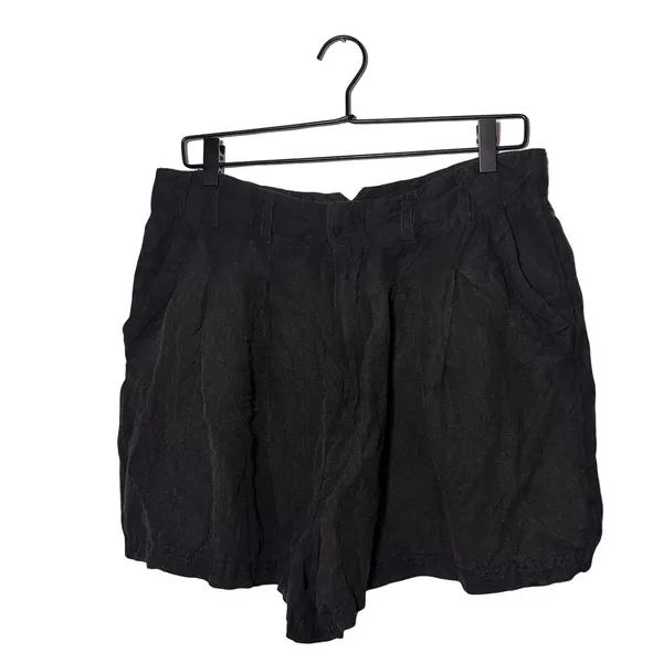 Free People Calla Pleated Linen Shorts B2108 - Image 3
