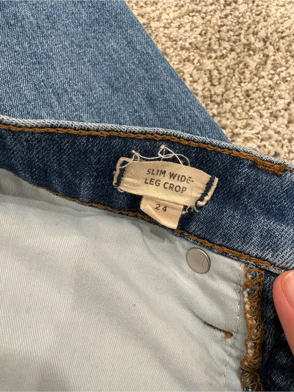 Madewell Slim Wide-Leg Crop Women’s Jeans - Image 4