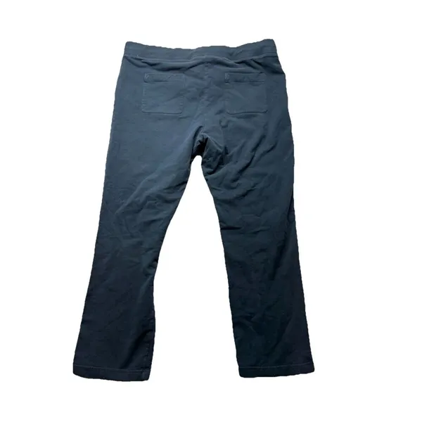 LL Bean XL Blue Ultrasoft High Rise Straight Sweatpants Pull On Pants 298930 - Image 4