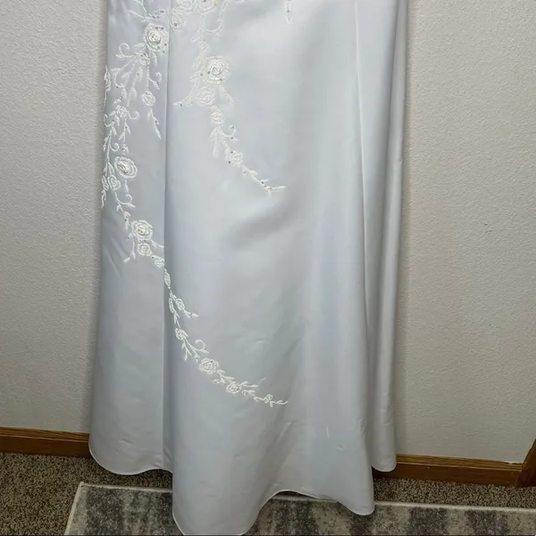 Dollar Clothing Wedding‎ Dress White - Image 8
