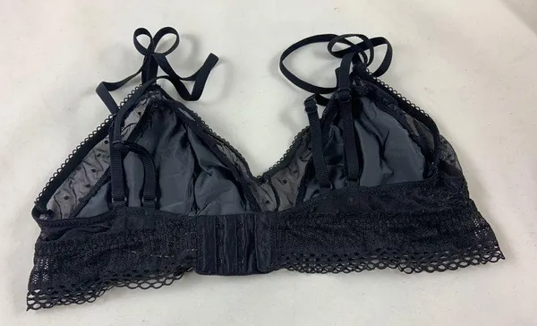 Victorias Secret blk lace spaghetti bralette - Image 3