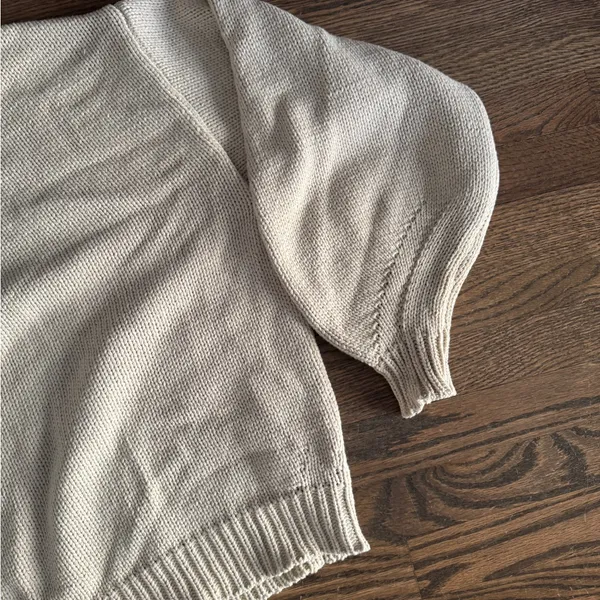 Princess Polly Tan cable knit oversized jumper sweater NWT - Image 4