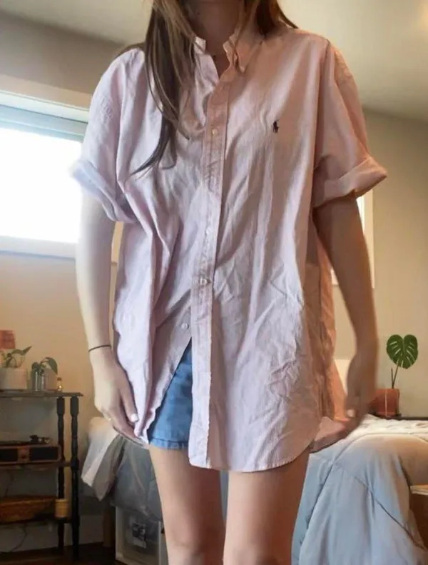 Vintage Blake Oxford short sleeve button up - Image 3