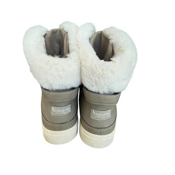 Koolaburra by UGG Ryanna Waterproof Boots Women’s 10 Dune Suede Faux Fur Winter - Image 3